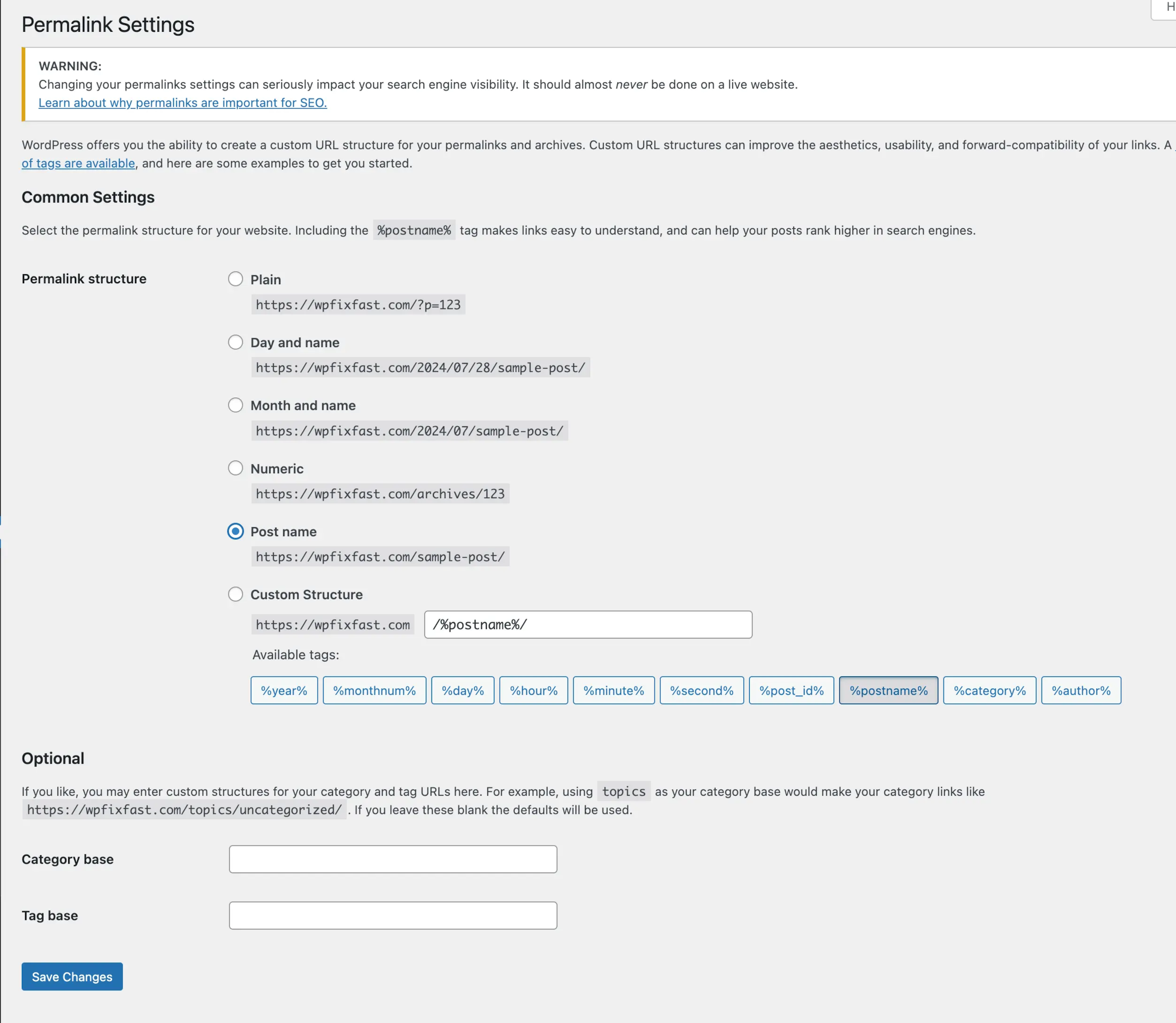 Save Permalinks in Settings menu to regenerate .htaccess file