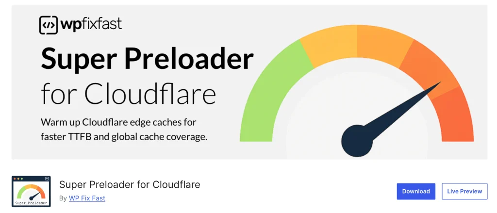 Super Preloader for Cloudflare Plugin