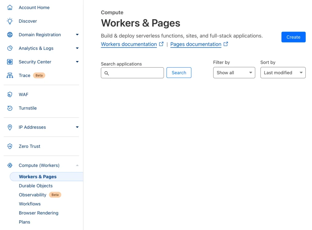Create Cloudflare Worker