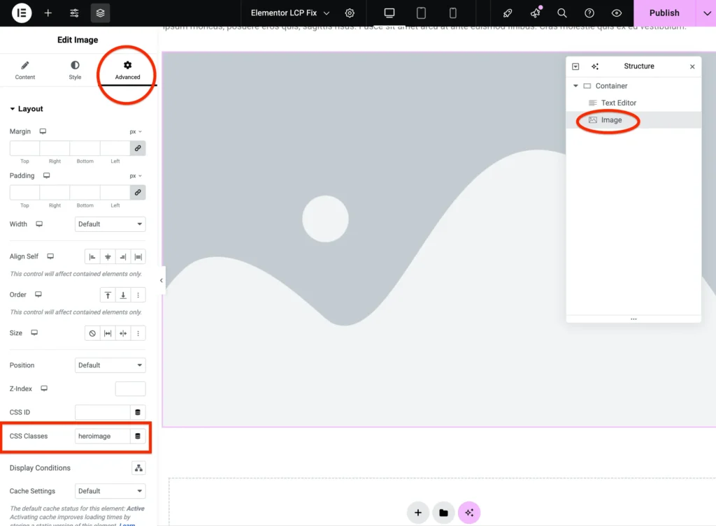 elementor add class to image