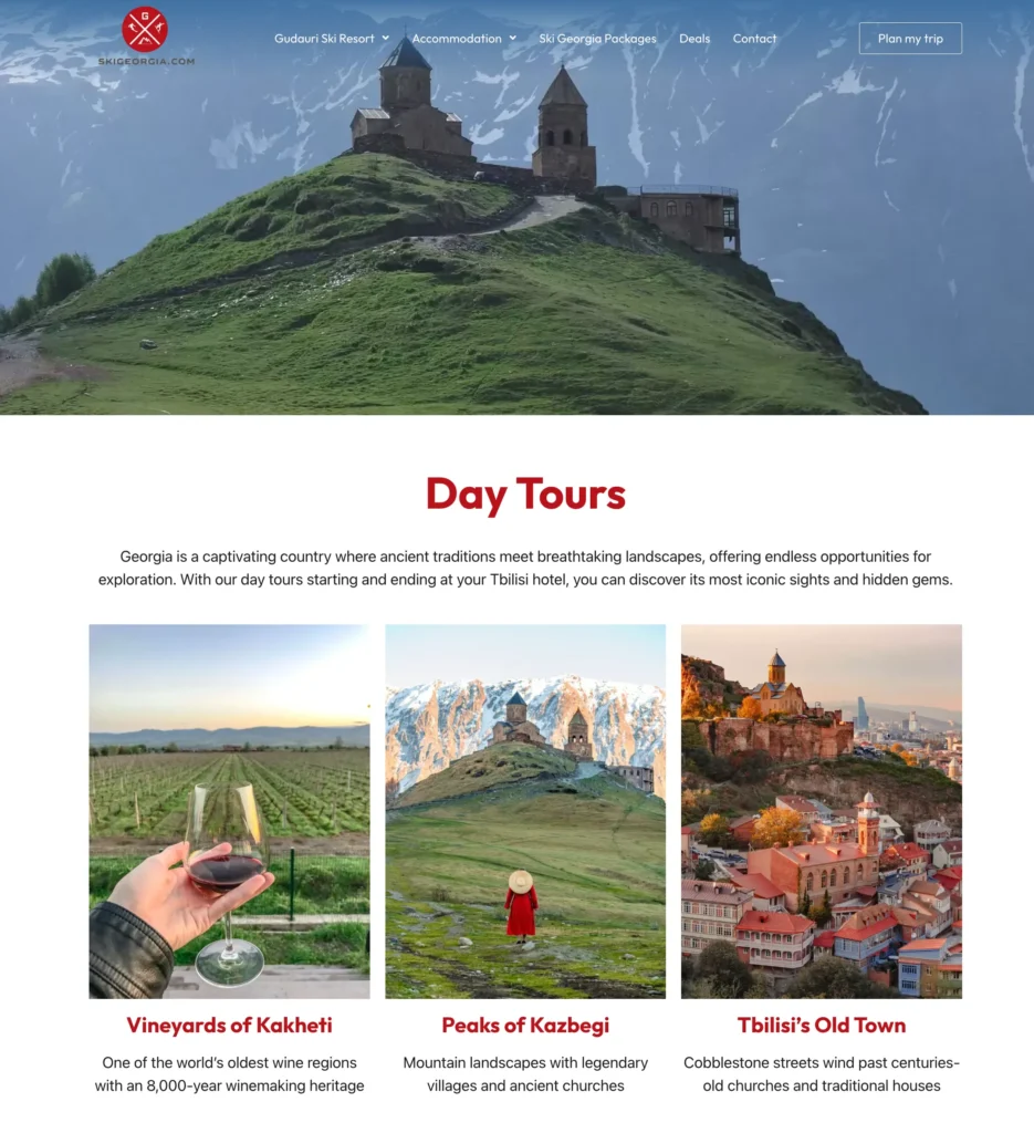 Ski Georgia Day Tours