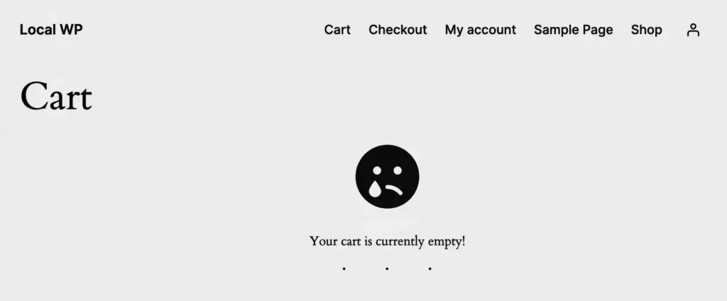 WooCommerce cart is empty after adding products