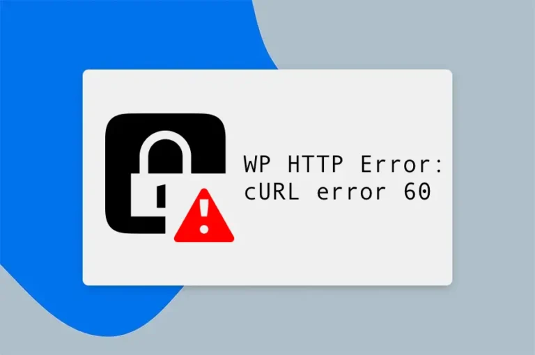 WP HTTP Error: cURL error 60: SSL certificate problem: unable to get local issuer certificate